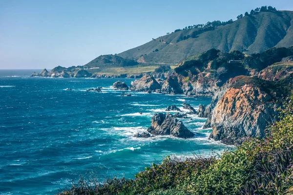 EUA Califórnia costa oceânica pacífica — Fotografia de Stock