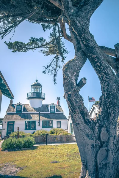 Point Pinos farol em Monterey Califórnia — Fotografia de Stock