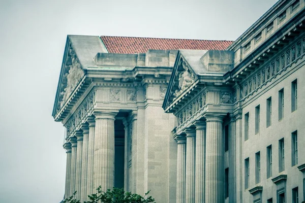 Historische gebouwen en straten in washington dc — Stockfoto