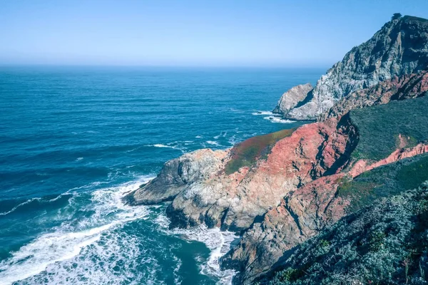 Océan Pacifique grandes plages et paysages côtiers — Photo