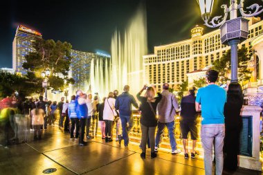 Kasım 2017 Las Vegas Nevada - sahneleri bellagio çevresinde çare h