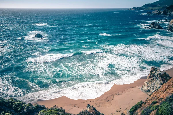 Stille Oceaan big sur coatal stranden en landschappen — Stockfoto