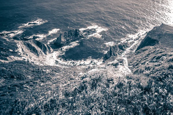 Océan Pacifique grandes plages et paysages côtiers — Photo