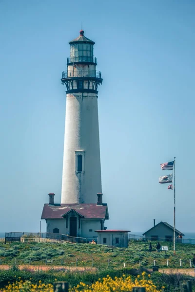 Faro Punto Paloma Paisajes Costa Pacífica — Foto de Stock