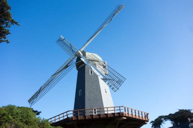 Golden Gate Park Windmill yakınındaki san francisco Kaliforniya