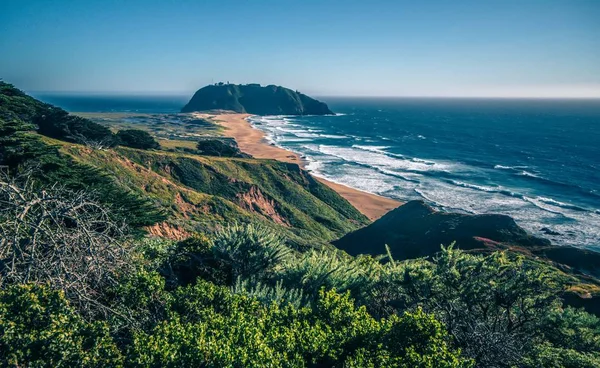 Oceano Pacífico Grande Sul Praias Paisagens Coatais — Fotografia de Stock