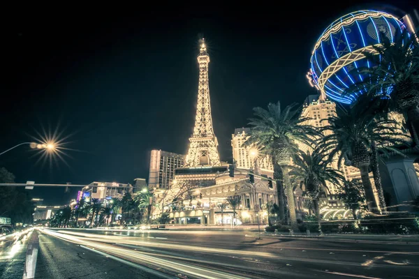 Hermosas Escenas Alrededor Las Vegas Tira Por Noche — Foto de Stock