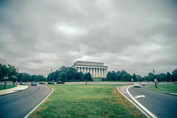 Cenas Redor Lincoln Memorial Washington — Fotografia de Stock