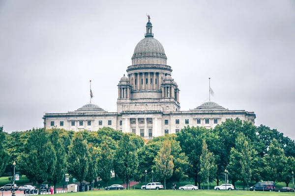 Rhode Island State House Kapitolu Opatrzność — Zdjęcie stockowe