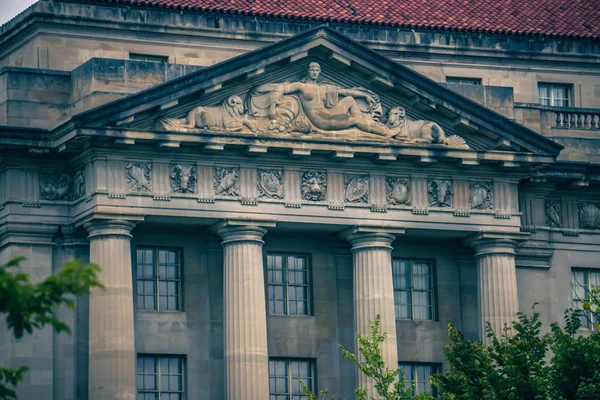 Historische Gebäude und Straßen in Washington dc — Stockfoto