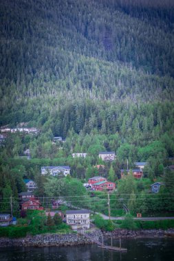 sahne ketchikan Alaska şehir çevresinde