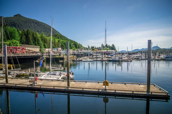 Paisaje alrededor de Alaska ciudad de ketchikan — Foto de Stock