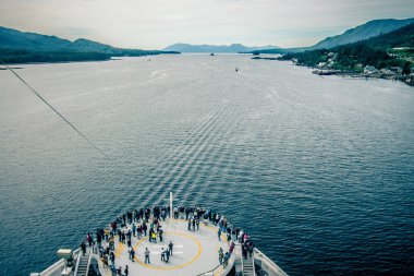 sahne ketchikan Alaska şehir çevresinde