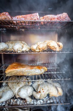 Elektrik Sigara içen et çeşitli ile yüklü 