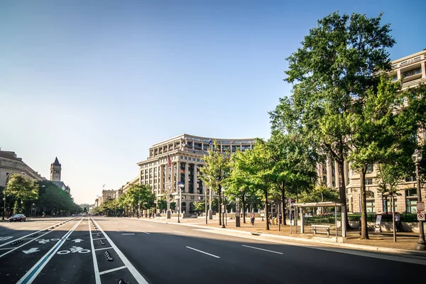 Washington DC calles de la ciudad y arquitectura histórica —  Fotos de Stock