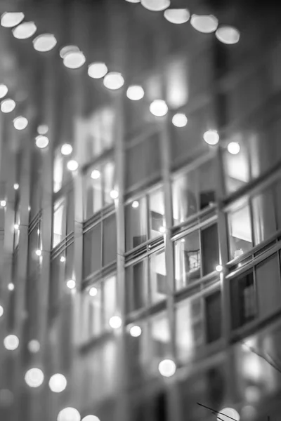 Christmas lights decoraties voor de feestdagen rond charlotte Noord caro — Stockfoto