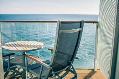 Gemi Güverte veya balkon gezisinde alaska cruise