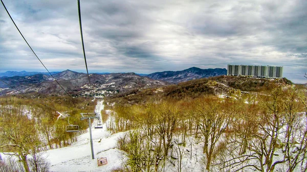 North carolina sugar mountain ski resort bestemming — Stockfoto