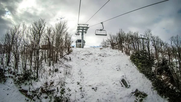 North carolina sugar mountain skiing resort destination — Stock Photo, Image