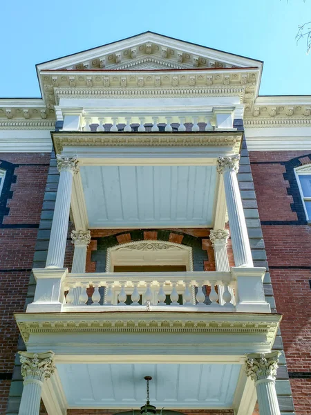 歴史的な家および都心のチャールストン sc のアーキテクチャ — ストック写真