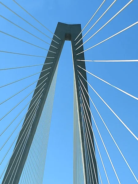 De cooper rivier brug - charleston, south carolina — Stockfoto