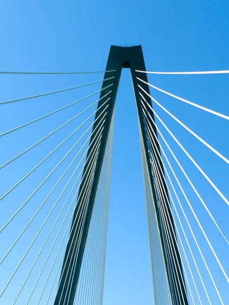 De cooper rivier brug - charleston, south carolina — Stockfoto