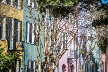 tarihi charleston Güney carolina şehir merkezinde sahne