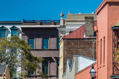 tarihi charleston Güney carolina şehir merkezinde ve architetural det