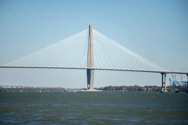 El puente del río Cooper - Charleston, Carolina del Sur —  Fotos de Stock