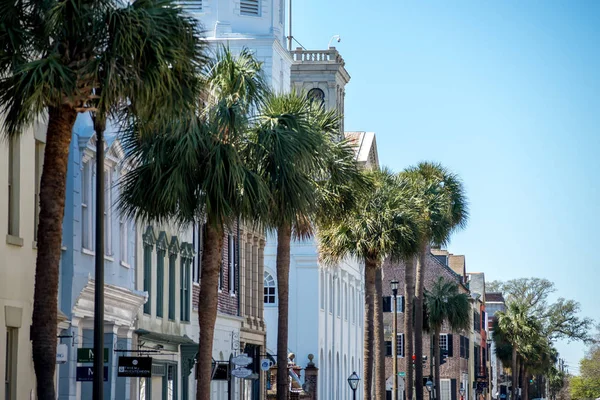 Historische charleston, south carolina en centrum landschap — Stockfoto