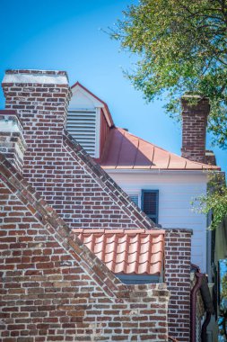 tarihi charleston Güney carolina şehir merkezinde ve architetural det