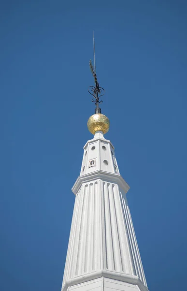 历史教堂尖顶在查尔斯顿南卡罗来纳州历史 di — 图库照片