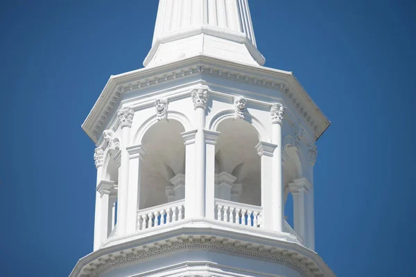 Eglise historique clocher à charleston sud carolina historique di — Photo