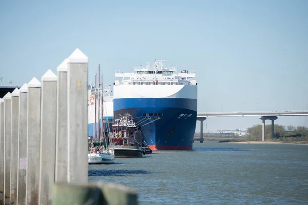 Hafen von Charleston Dock, Charleston, South Carolina, Usa — Stockfoto