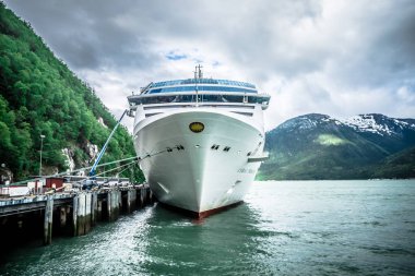 bağlantı noktası juneau, alaska ve sokak sahneleri