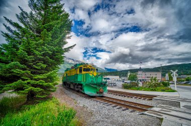 bağlantı noktası skagway alaska yakınındaki beyaz pass british columbia Kanada