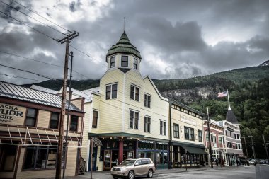 bağlantı noktası skagway alaska yakınındaki beyaz pass british columbia Kanada