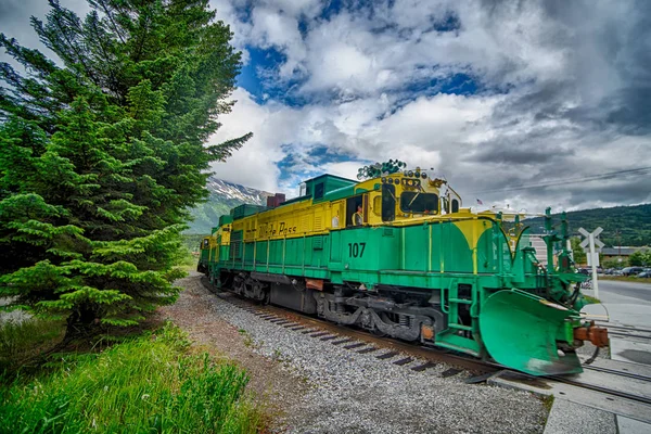 Port of skagway alaska near white pass british columbia canada — Stock Photo, Image