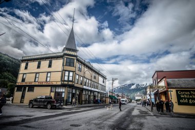 bağlantı noktası skagway alaska yakınındaki beyaz pass british columbia Kanada