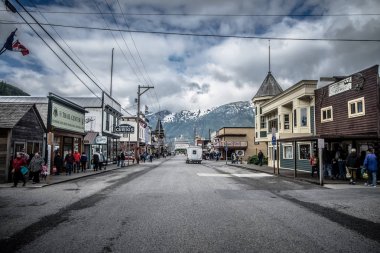 bağlantı noktası skagway alaska yakınındaki beyaz pass british columbia Kanada