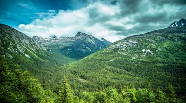 Haziran ayında whitepass güzel rocky Dağları yakınındaki skagway ne yazık ki