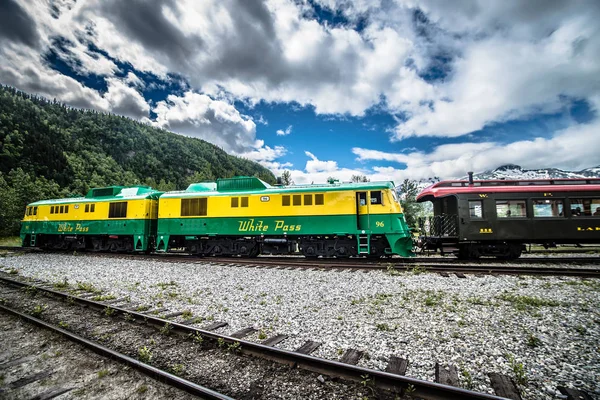 White pass ve yukon demiryolu, skagway, alaska — Stok fotoğraf