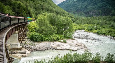 White pass ve yukon demiryolu, skagway, alaska