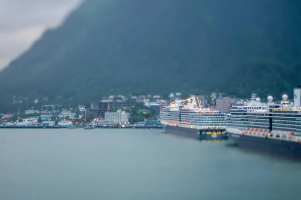 Juneau alaska usa ciudad y paisaje del norte — Foto de Stock