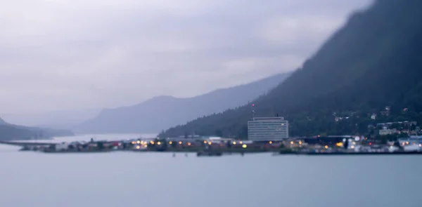 Alaszka Juneau usa északi város és a táj — Stock Fotó