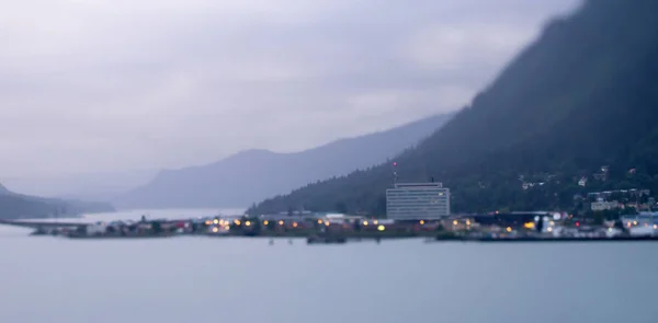 Juneau alaska usa ciudad y paisaje del norte — Foto de Stock