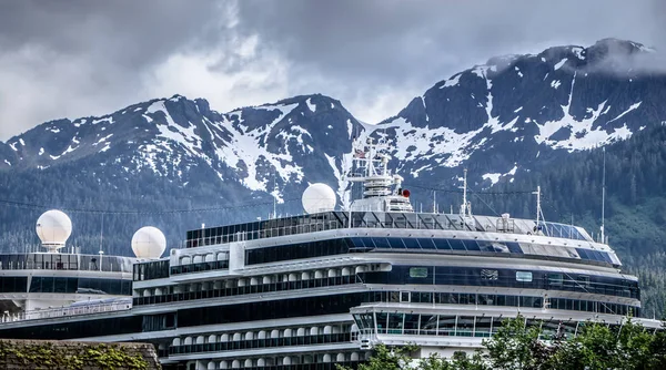 Skagway alaska în iunie, Statele Unite ale Americii, lângă Canada — Fotografie, imagine de stoc