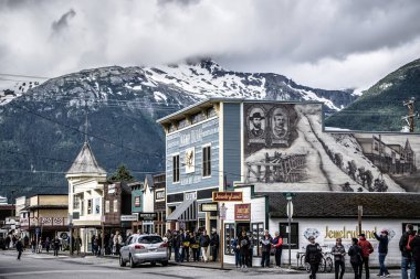 Skagway alaska Haziran, Kanada ABD Kuzey şehrin