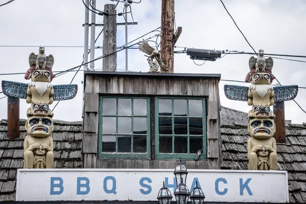 Skagway alaska en junio, usa ciudad norteña cerca de canada —  Fotos de Stock