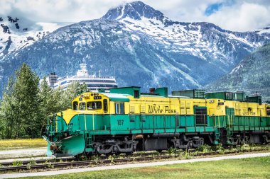 White pass ve yukon demiryolu, skagway, alaska
